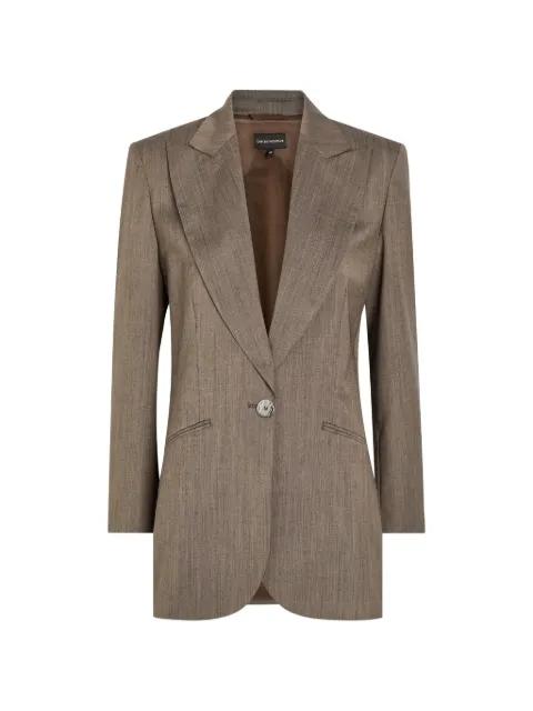 single-breasted blazer by EMPORIO ARMANI