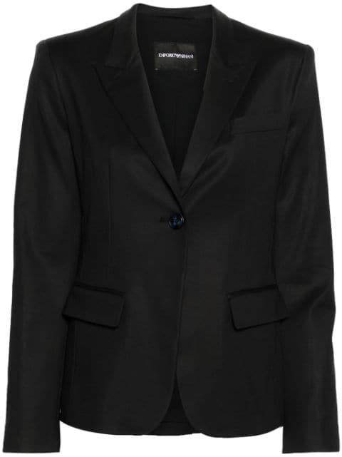 single-breasted blazer by EMPORIO ARMANI