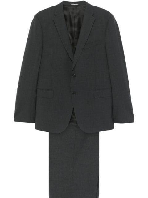 single-breasted slim suit by EMPORIO ARMANI
