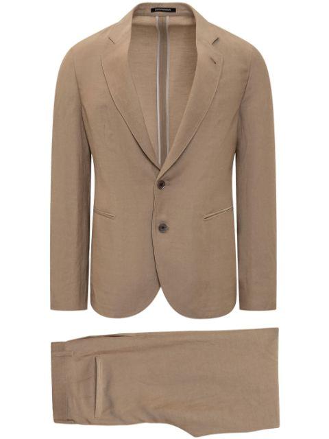 single-breasted suit by EMPORIO ARMANI