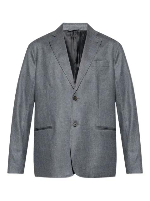 single-breasted wool blazer by EMPORIO ARMANI