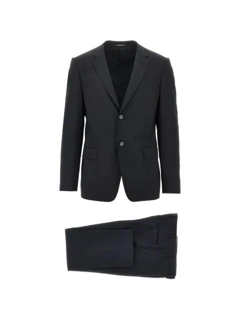 single-breasted wool-blend suit by EMPORIO ARMANI