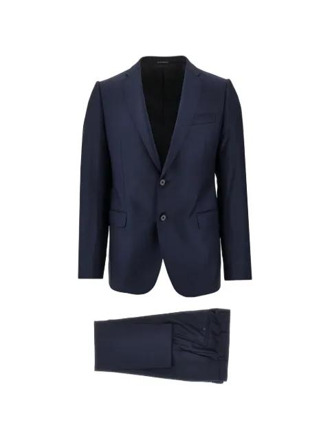 single-breasted wool suit by EMPORIO ARMANI
