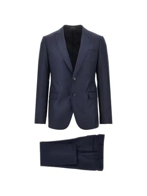 single-breasted wool suit by EMPORIO ARMANI