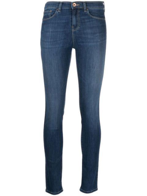 skinny-cut leg jeans by EMPORIO ARMANI