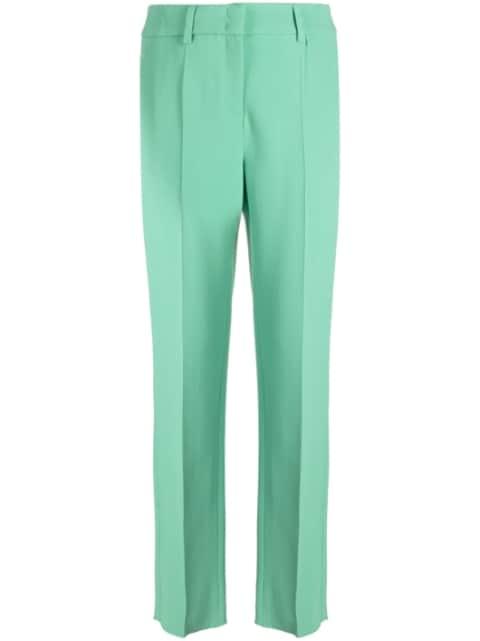 straight-leg crepe trousers by EMPORIO ARMANI