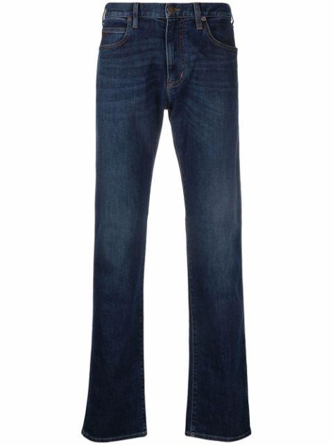 straight-leg denim jeans by EMPORIO ARMANI