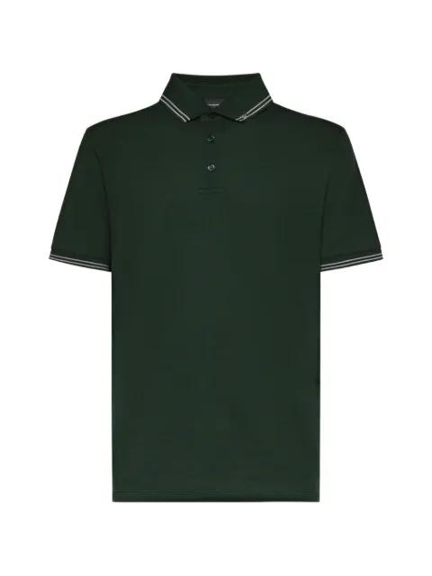 stripe-detail polo shirt by EMPORIO ARMANI