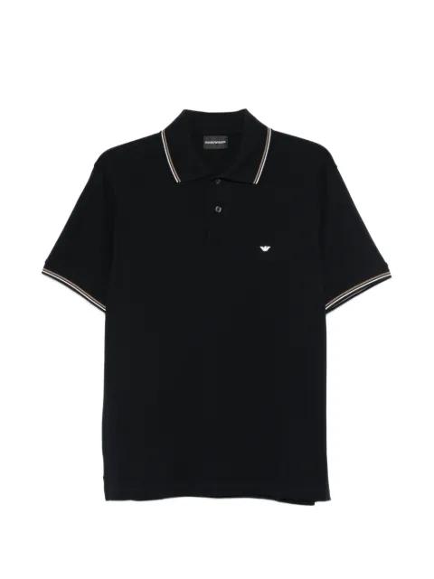 stripe-trim polo shirt by EMPORIO ARMANI