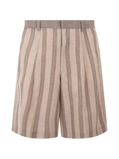 striped drawstring shorts by EMPORIO ARMANI