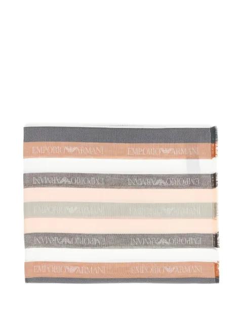 striped scarf by EMPORIO ARMANI