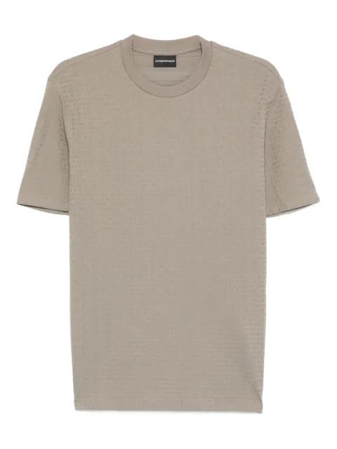 textured T-shirt by EMPORIO ARMANI