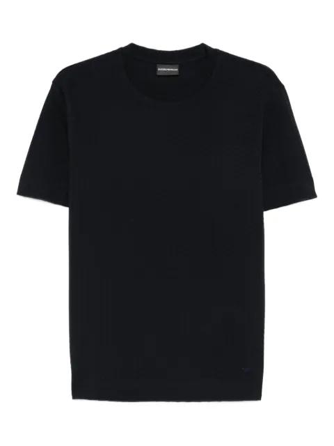 textured T-shirt by EMPORIO ARMANI