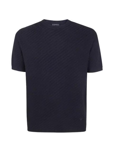 textured T-shirt by EMPORIO ARMANI