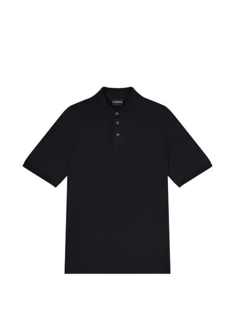 textured polo shirt by EMPORIO ARMANI