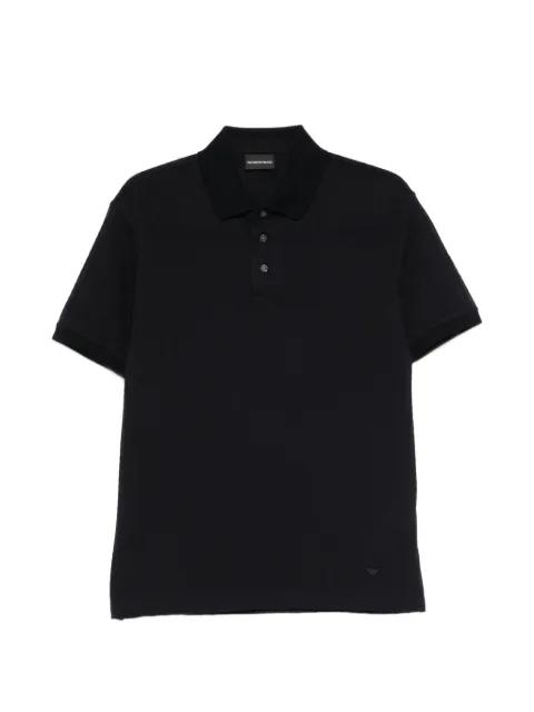 textured polo shirt by EMPORIO ARMANI