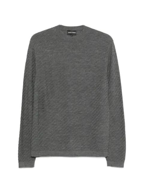 textured sweater by EMPORIO ARMANI