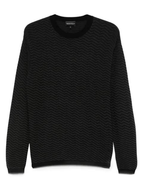 textured sweater by EMPORIO ARMANI