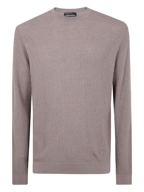 textured sweater by EMPORIO ARMANI