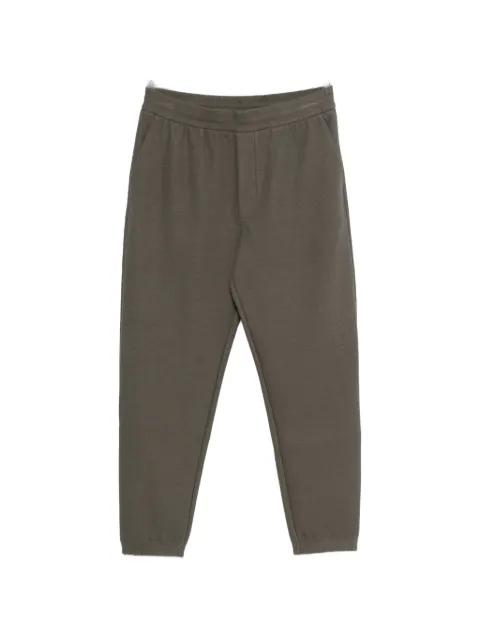 textured track pants by EMPORIO ARMANI