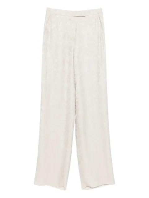 textured trousers by EMPORIO ARMANI