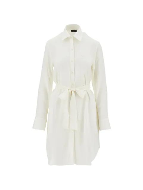 tie-fastening shirt dress by EMPORIO ARMANI