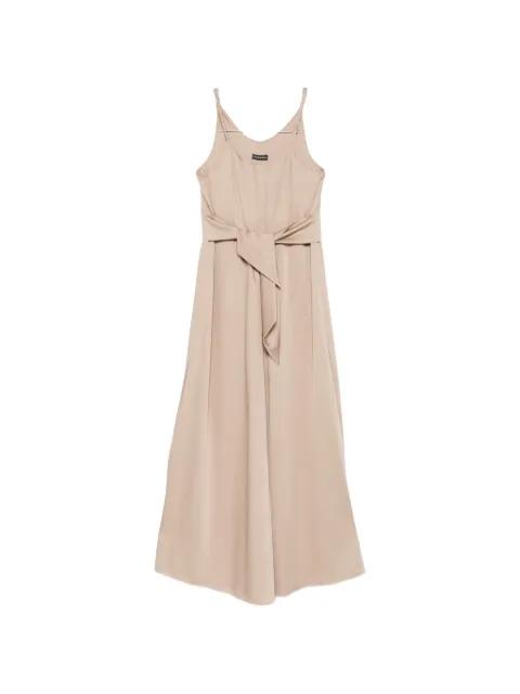 tie-waist maxi dress by EMPORIO ARMANI