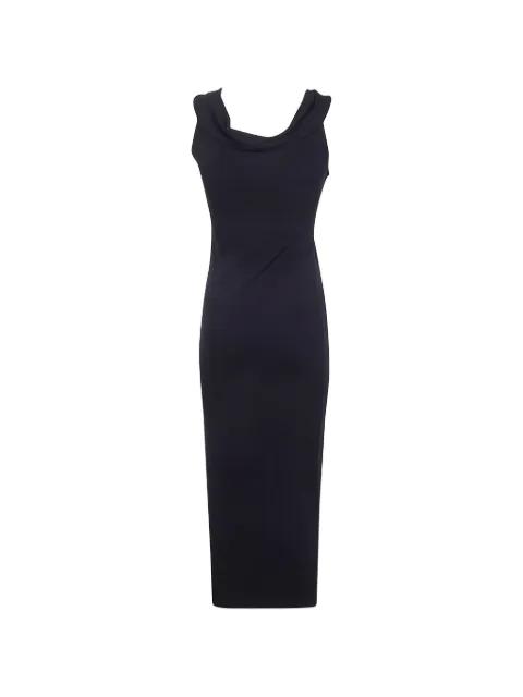 twisted sleeveless dress by EMPORIO ARMANI