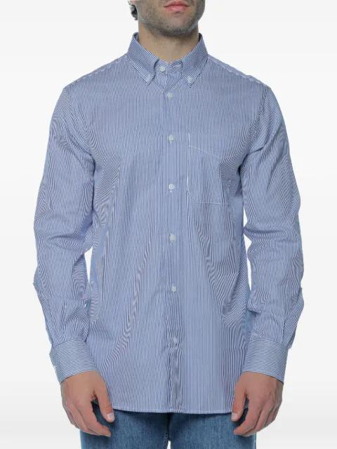 vertical-stripe button-down shirt by EMPORIO ARMANI