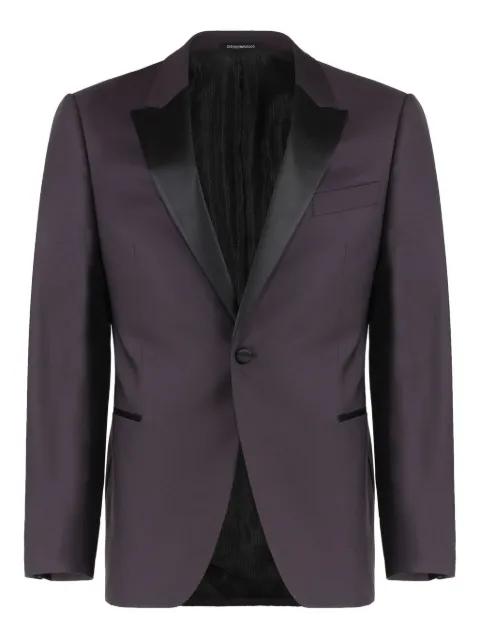 virgin wool-blend blazer by EMPORIO ARMANI
