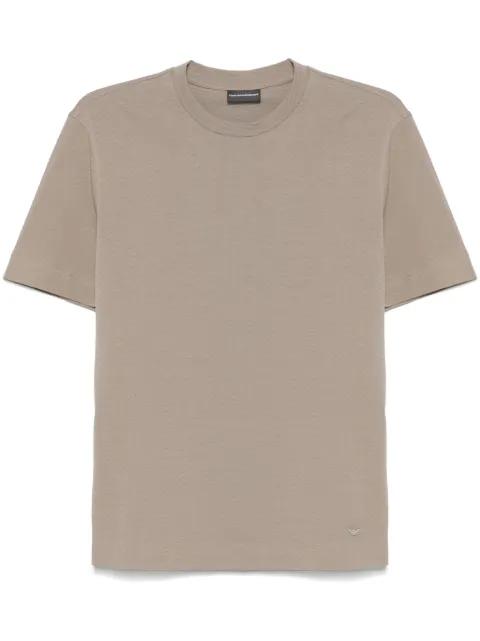 waves-jacquard T-shirt by EMPORIO ARMANI