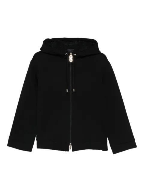 zip-fastening hoodie by EMPORIO ARMANI