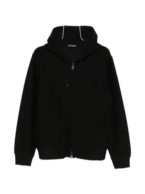 zip-up hoodie by EMPORIO ARMANI