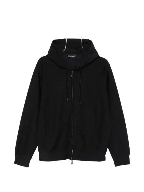 zip-up hoodie by EMPORIO ARMANI