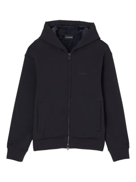 zip-up hoodie by EMPORIO ARMANI