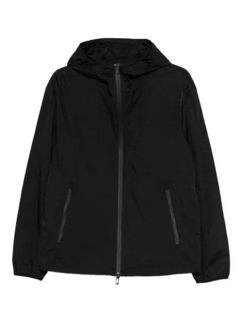 zip-up hoodied jacket by EMPORIO ARMANI