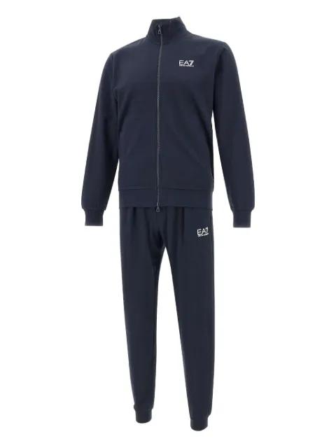 zip-up logo tracksuit by EMPORIO ARMANI