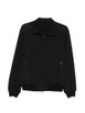 zip-up ribbed-trim sweatshirt by EMPORIO ARMANI