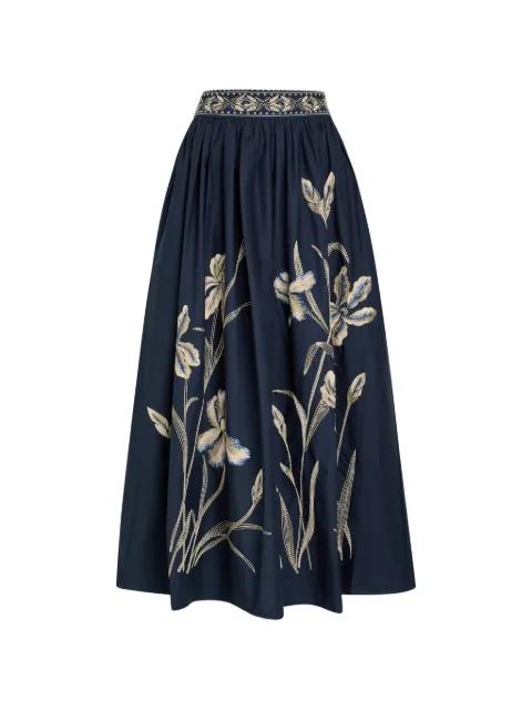floral-embroidered skirt by EMPORIO SIRENUSE