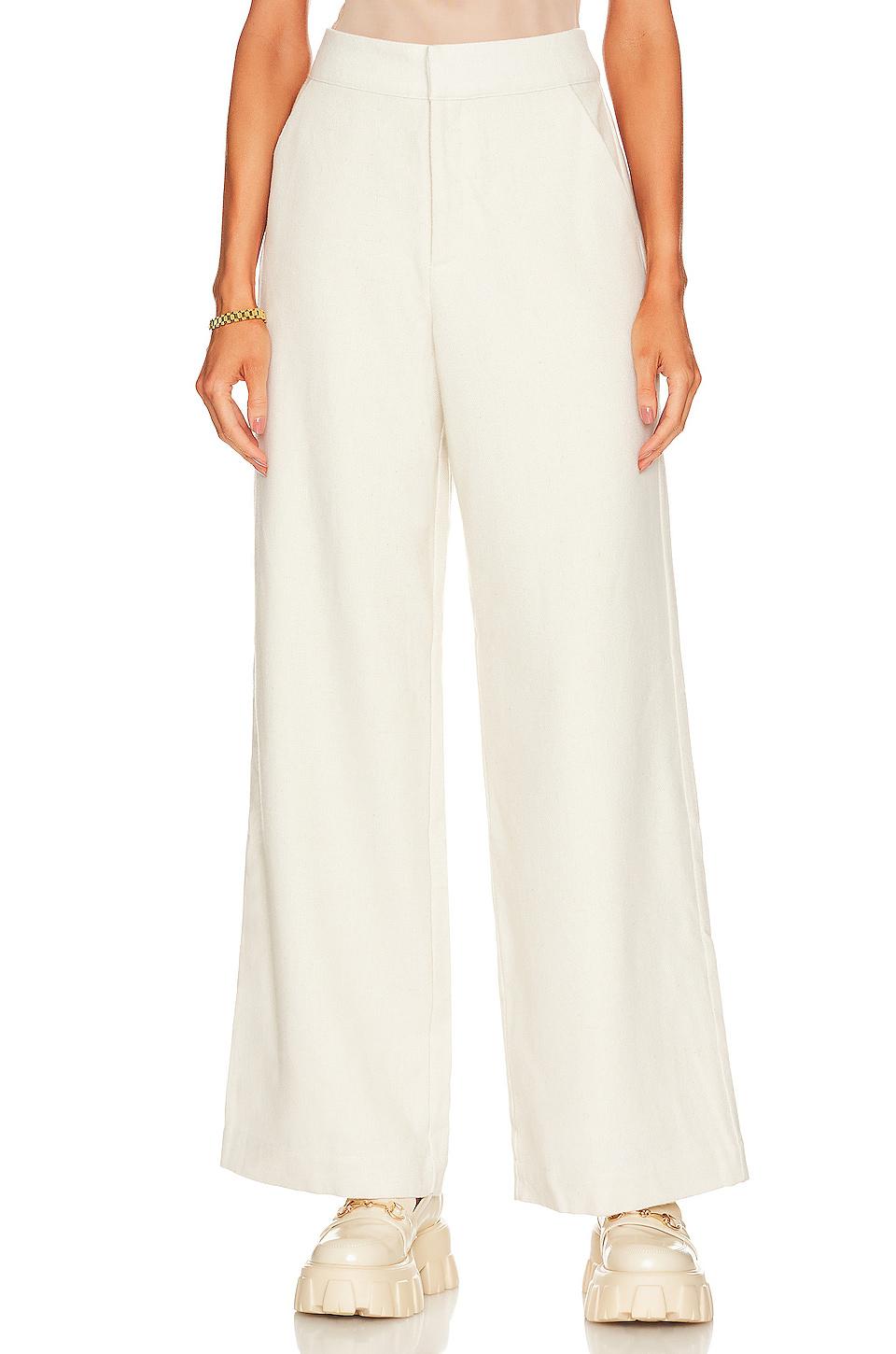Ena Pelly Bella Woven Pant in Cream by ENA PELLY