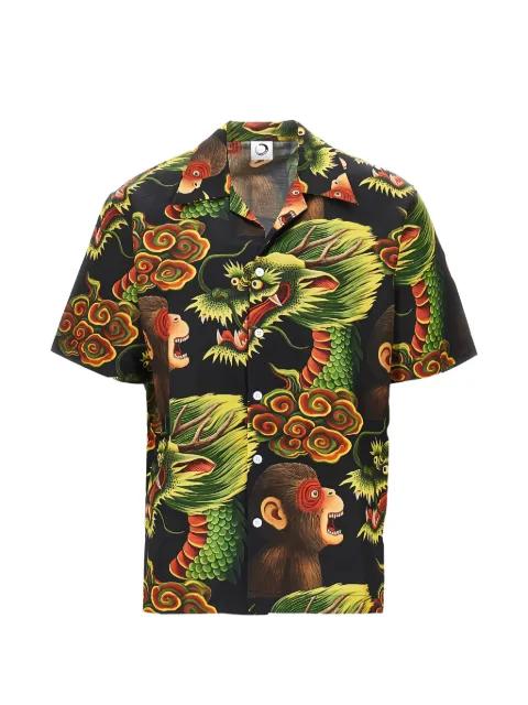 Monkey Dragon printed shirt by ENDLESS JOY