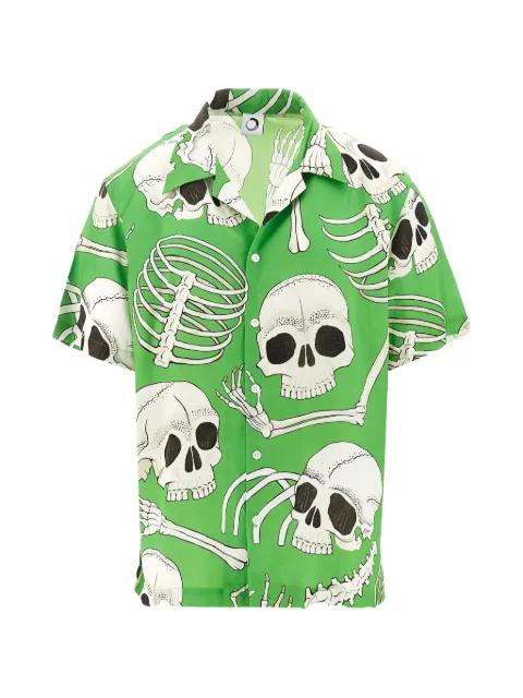 Skeleton printed short-sleeve shirt by ENDLESS JOY