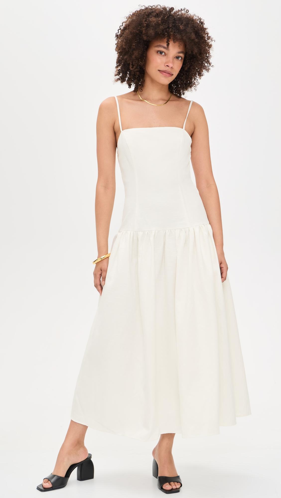 Linen Drop Waist Maxi Dress by ENDLESS ROSE