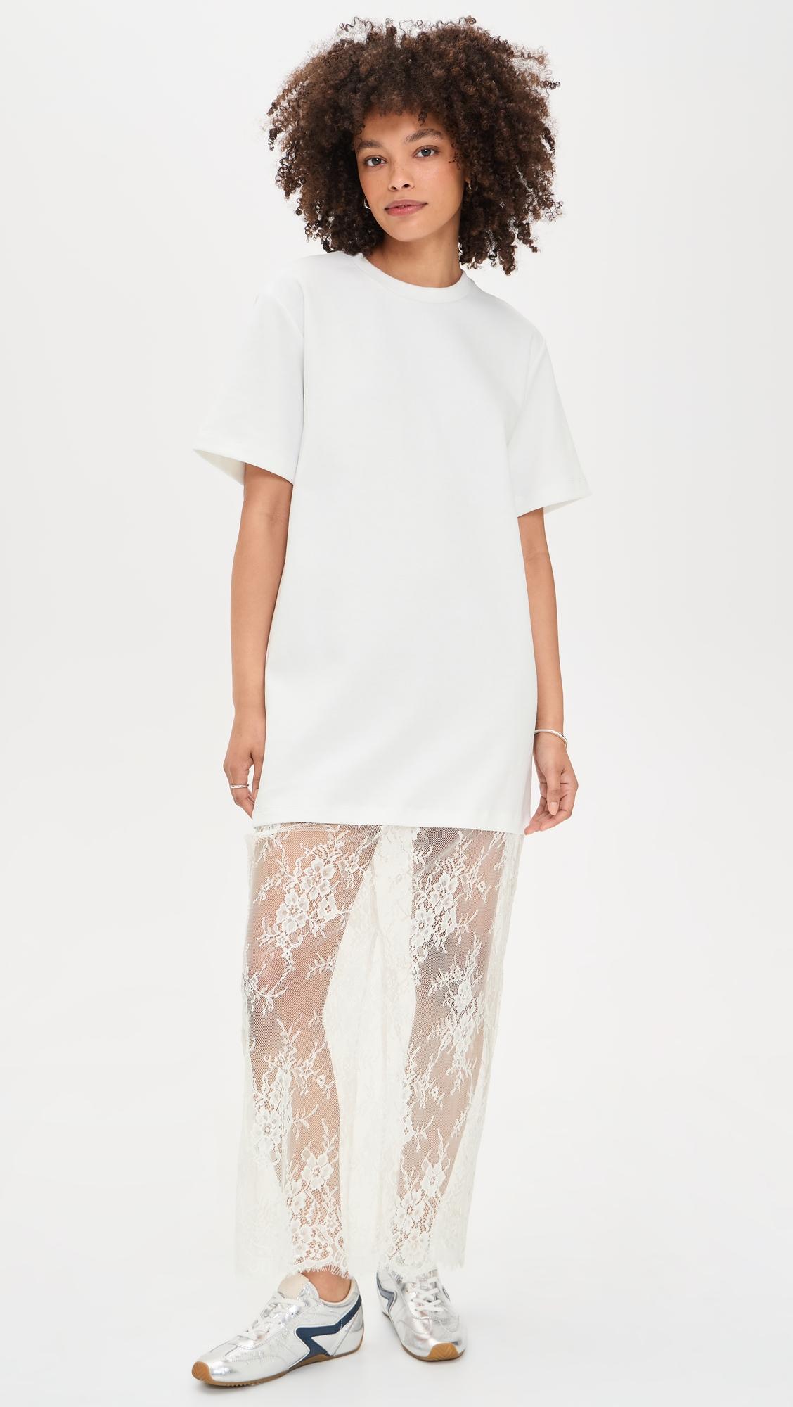 Mixed Media T-Shirt Dress by ENDLESS ROSE