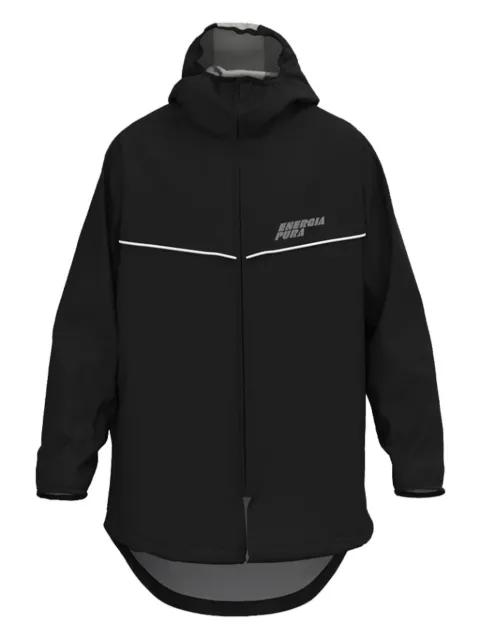 hoodied panelled jacket by ENERGIA PURA