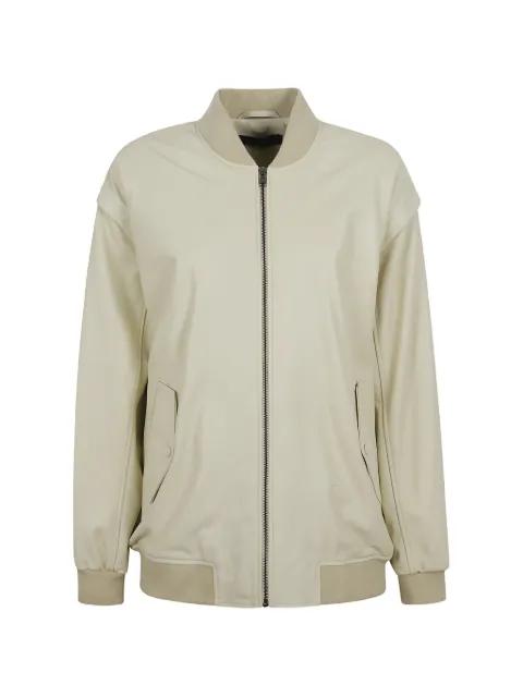 leather bomber jacket by ENES