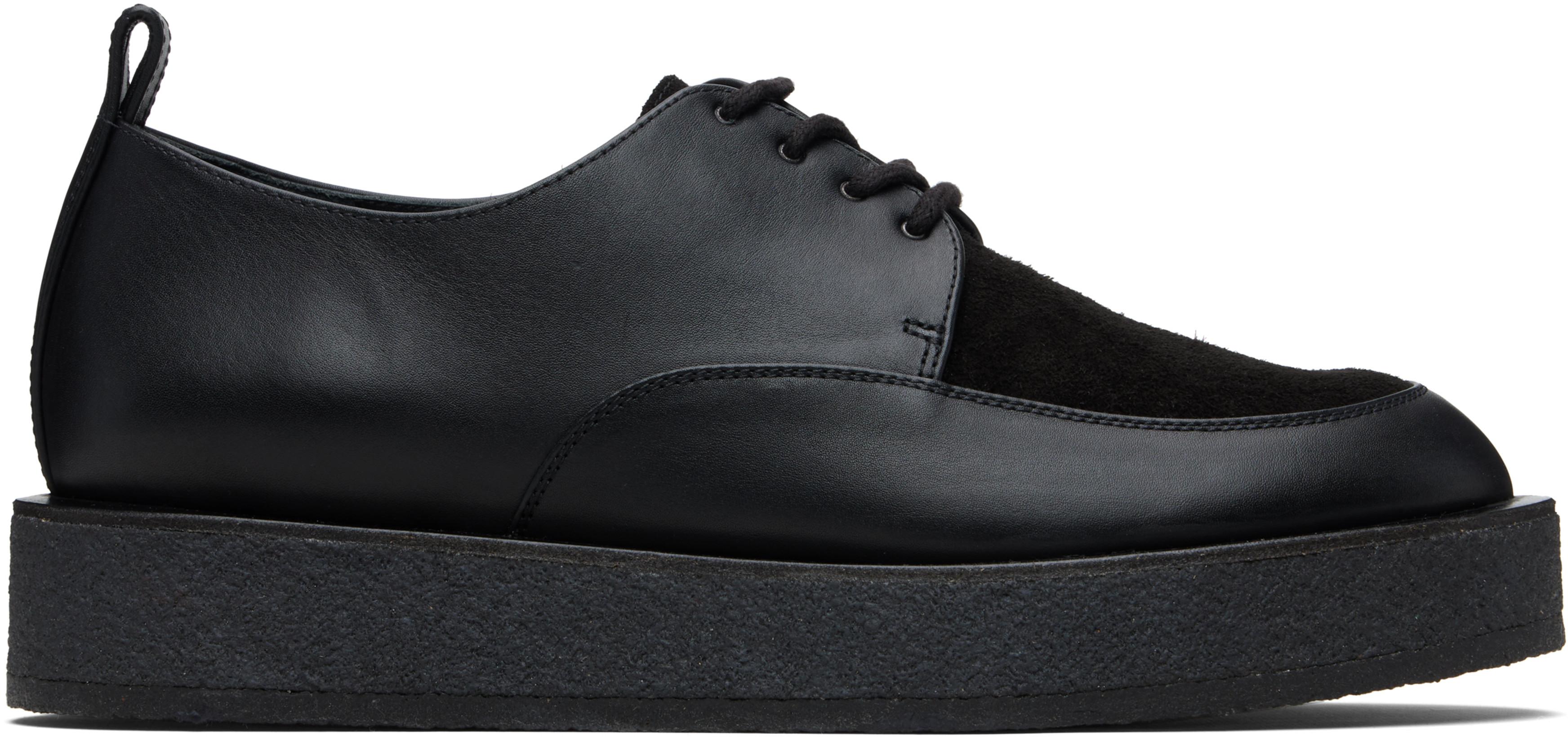 Black Sleeper Oxfords by ENFANTS RICHES DEPRIMES