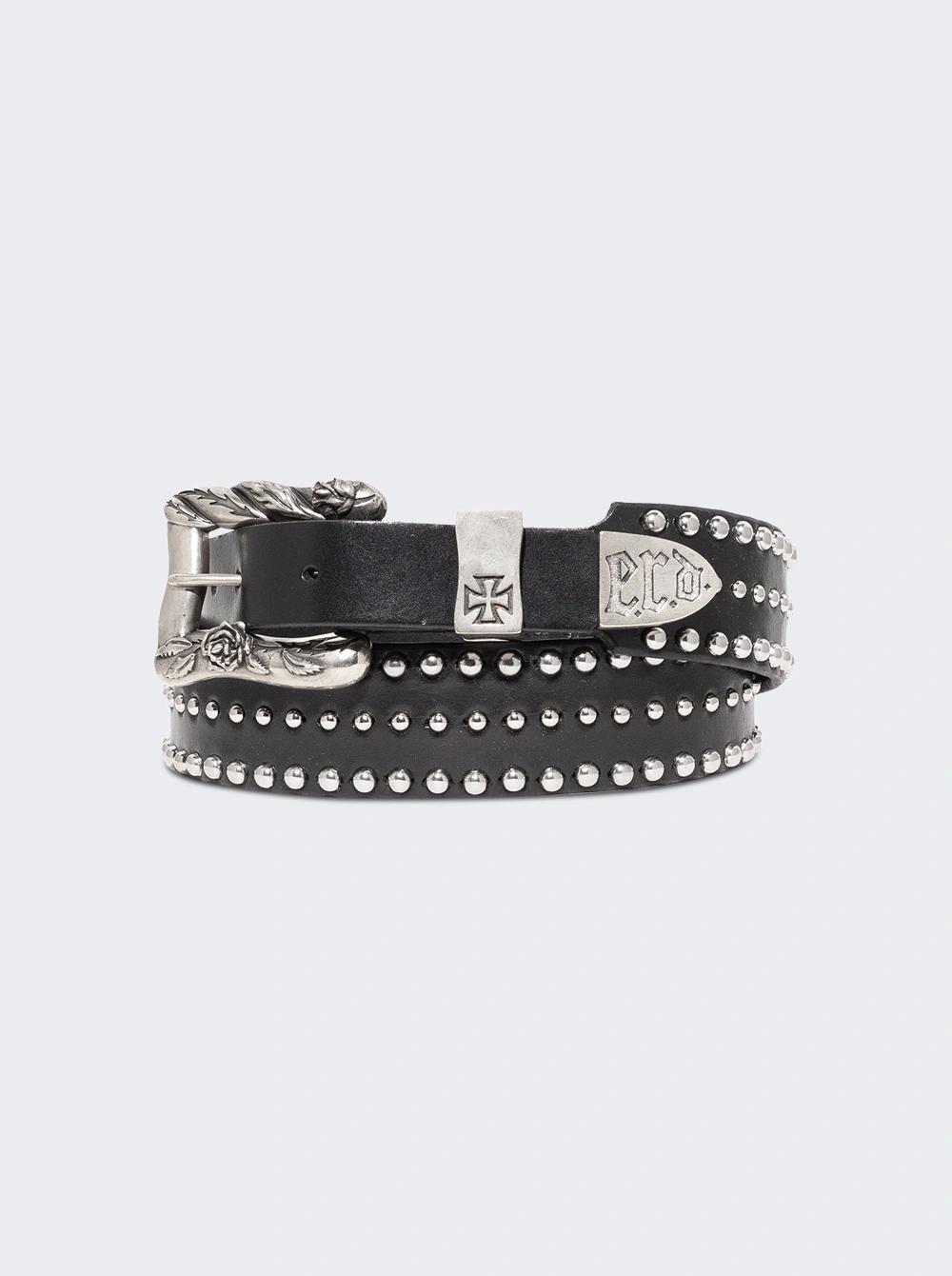Lock Jaw Dome Stud Belt Black  | The Webster by ENFANTS RICHES DEPRIMES
