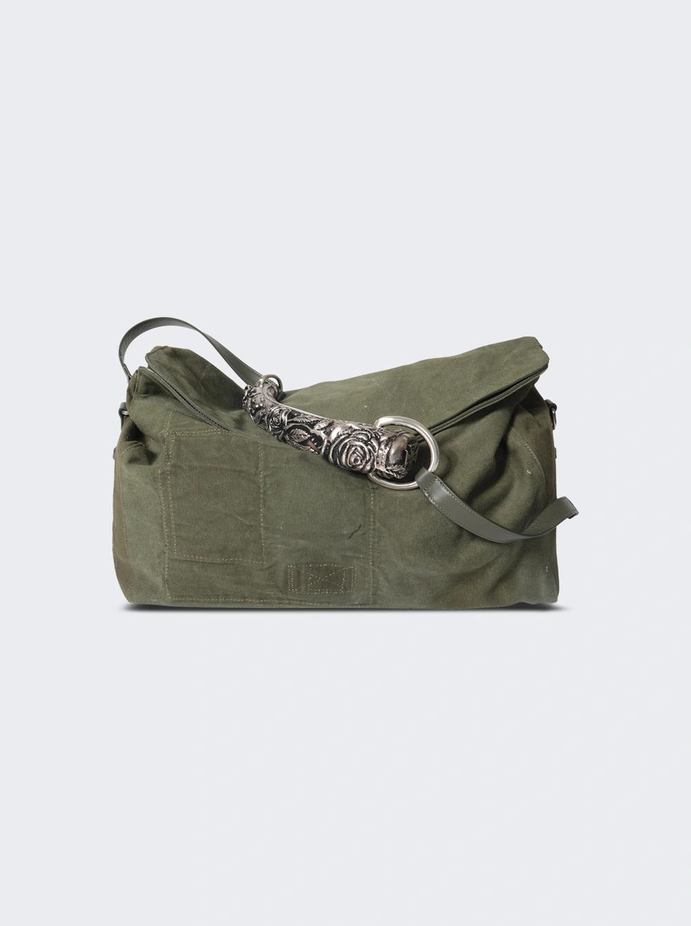 Rose Handle Weekend Bag Vintage Olive  | The Webster by ENFANTS RICHES DEPRIMES