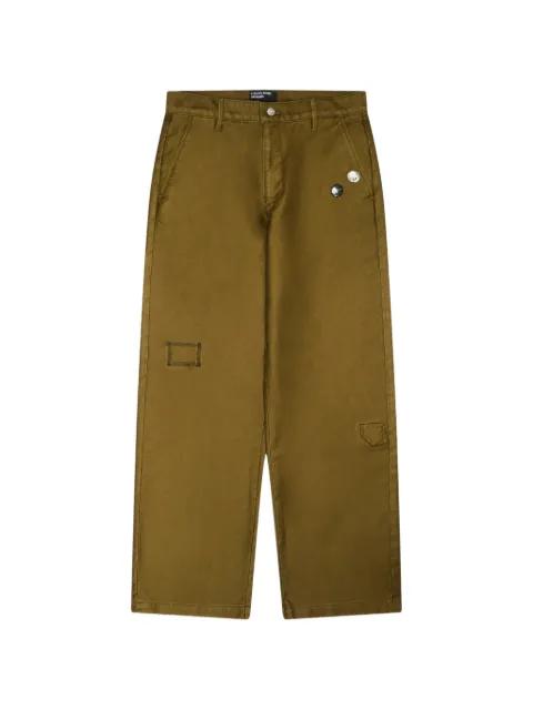 Swiss Auto pin-appliqué trousers by ENFANTS RICHES DEPRIMES